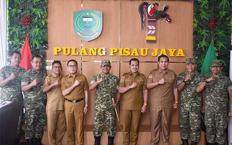 Bupati Pulang Pisau Terima Kunjungan Silaturahmi Dandim 1011/Kuala Kapuas