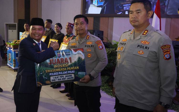 Polres Pulang Pisau Raih Tiga Penghargaan Ketahanan Pangan di Peringatan Hari Bhayangkara ke-80