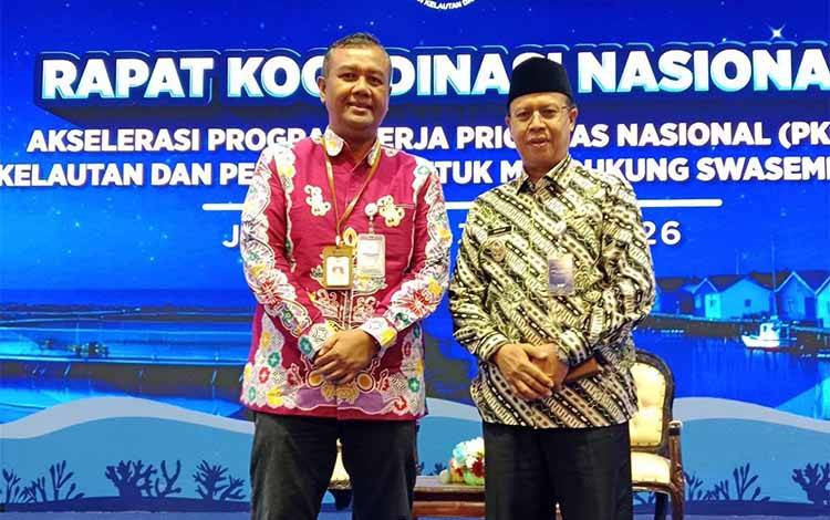 Wakil Bupati Seruyan Hadiri Rakornas Akselerasi PKPN Sektor Kelautan