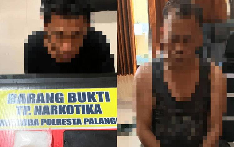 Satresnarkoba Polresta Palangka Raya Ringkus Dua Pengedar, Sita 107,85 Gram Barbuk Sabu
