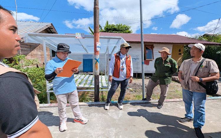 Tim Pemko Palangka Raya Pantau Program Kampung Keren di Kereng Bangkirai