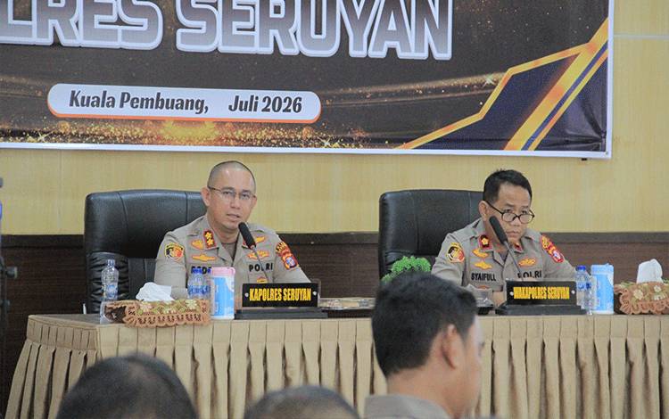 Kapolres Seruyan Instruksikan Kapolsek Perkuat Deteksi Dini Konflik Jelang Pilkades Serentak