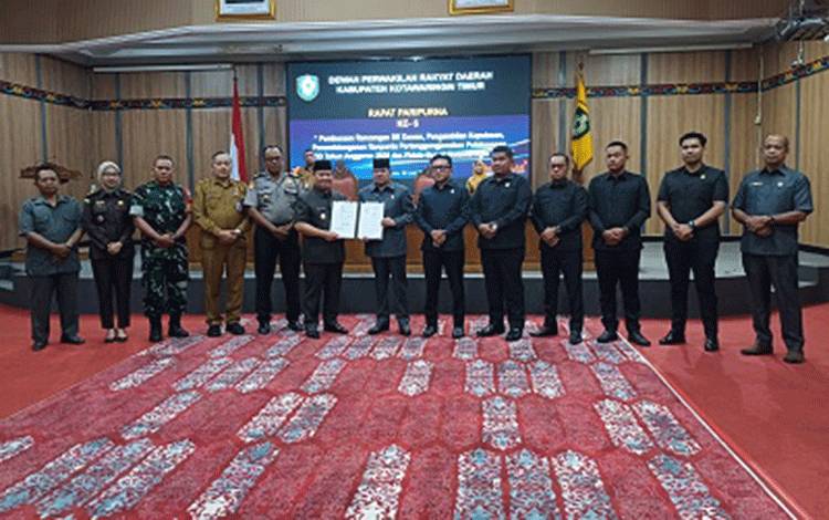 DPRD dan Pemkab Kotim Sepakati Raperda Pertanggungjawaban APBD 2025
