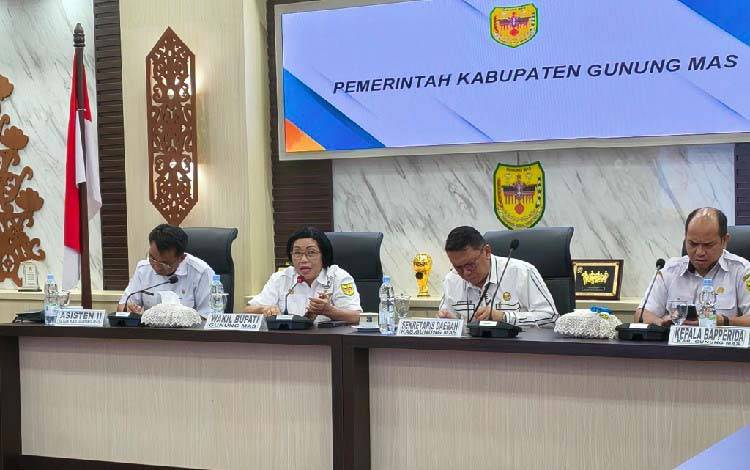 Wakil Bupati Gunung Mas Dorong Perkuat Sinergi Perangkat Daerah Percepat Pertumbuhan Ekonomi