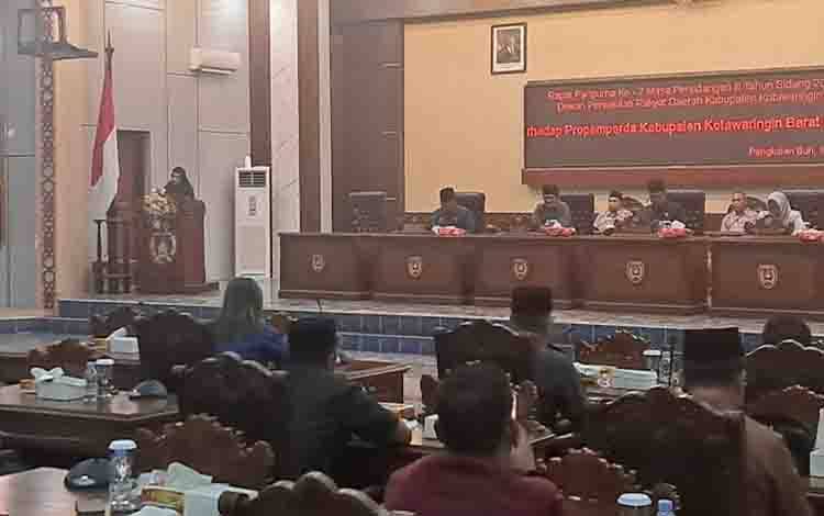 Ini 12 Raperda Usulan Yang Disiapkan Pemkab untuk Dibahas DPRD Kobar pada 2027