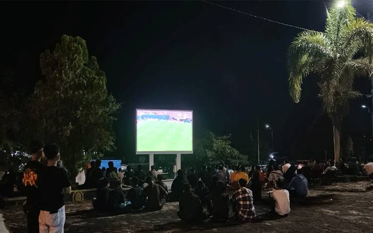 Dispora Lamandau Ajak Warga Nobar Piala Dunia di Titik Resmi