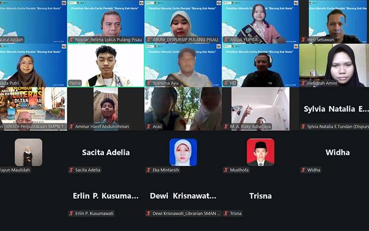 Gelar Pelatihan Cerpen, Relima Lokus Pulang Pisau Dorong Lahirnya Penulis Baru