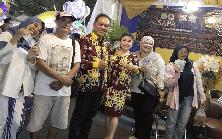 RSUD Pulang Pisau Edukasi Masyarakat Lewat Sosialisasi Kesehatan di Handep Hapakat Fair