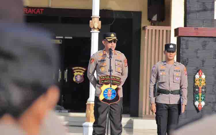 Kapolres Seruyan Apresiasi Personel, Pengamanan Pilkades Serentak 2026 Berjalan Aman dan Kondusif