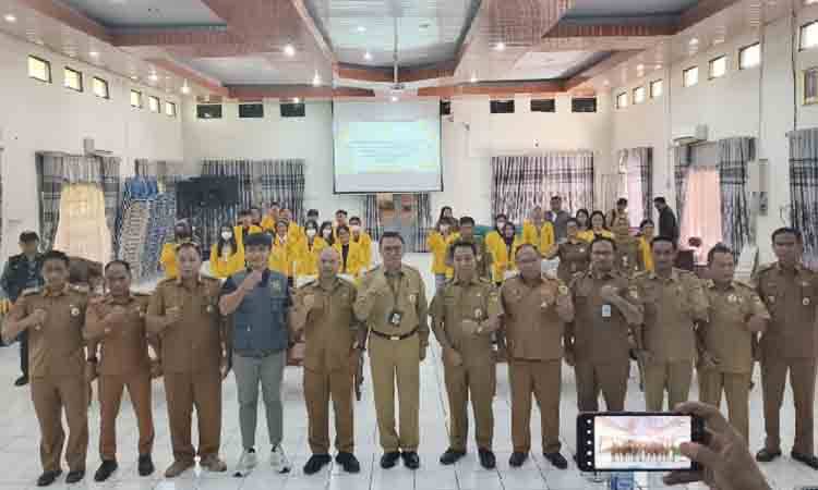 Pemkab Gunung Mas Sambut Baik Kehadiran Mahasiswa KKN Universitas Palangka Raya