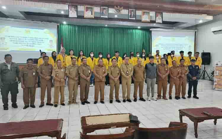 Ratusan Mahasiswa UPR KKN di Kabupaten Gunung Mas, Sekda Berharap Bisa Berkontribusi kepada Daerah