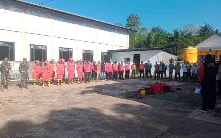 Camat Seruyan Raya Pimpin Apel Siaga Karhutla, Ajak Semua Pihak Perkuat Sinergi Cegah Kebakaran Lahan
