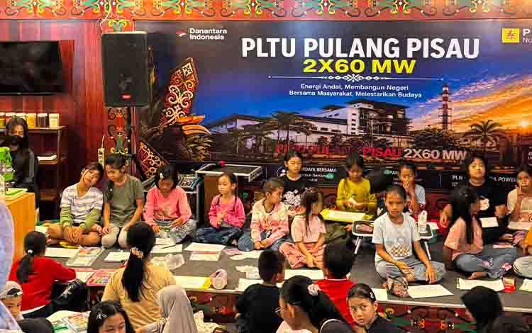 Lomba Mewarnai PLTU Pulang Pisau Meriahkan Handep Hapakat Fair 2026