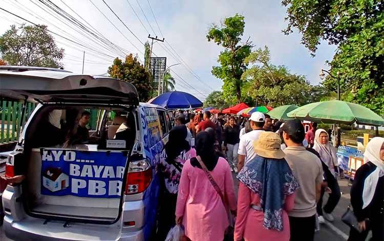 BPPD Barito Utara Buka Layanan Pembayaran PBB-P2 di Car Free Day