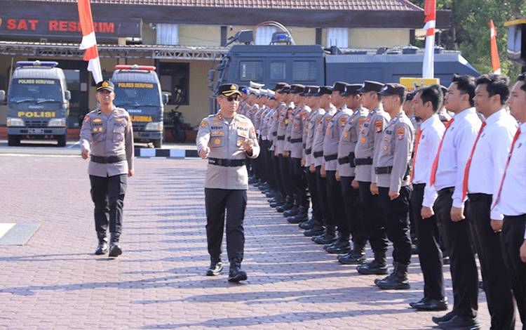 Kapolres Seruyan Sebut Apel Aman Nusa Perkuat Kesiapsiagaan Hadapi Karhutla