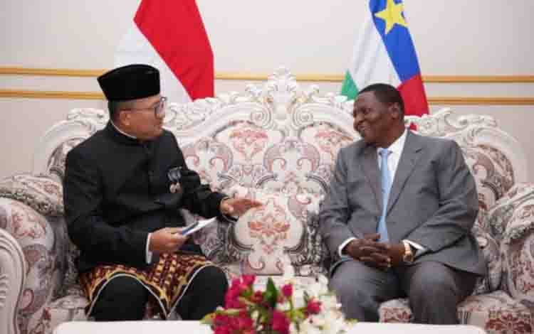 Dubes RI Serahkan Surat Kepercayaan kepada Presiden Afrika Tengah