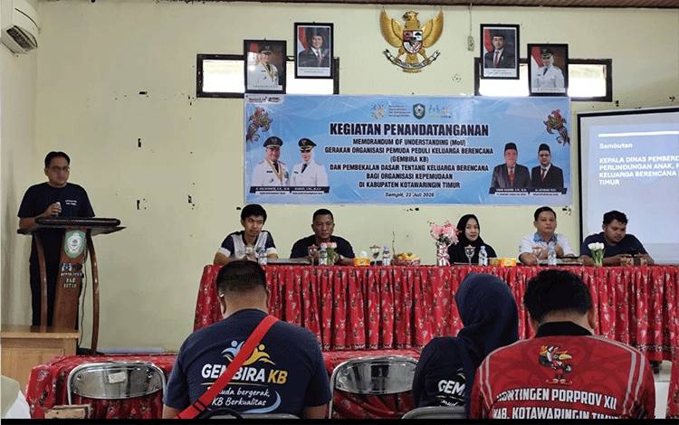 Pemkab Kotim Menggelar Pembekalan Dasar Gerakan Organisasi Pemuda Peduli Keluarga Berencana