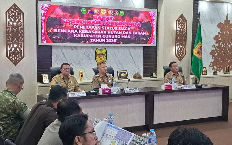 Gunung Mas Siaga II Karhutla, Bupati Ajak Semua Pihak Perkuat Pencegahan