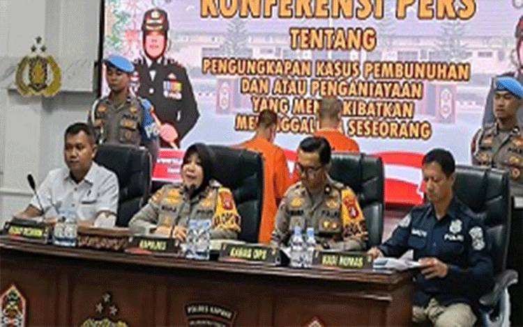 Dua Kasus Pembunuhan Diungkap Polres Kapuas, Motif Berawal dari Konflik Pribadi dan Dendam Lama