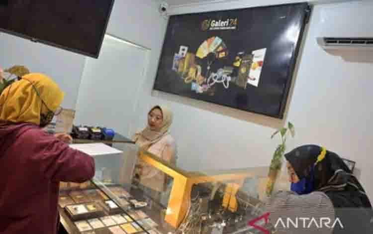 Harga Emas Antam pada Kamis Naik Rp5.000 Jadi Rp2,640 Juta/gr