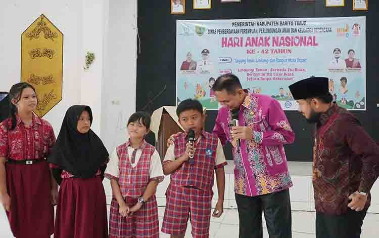 Bupati Yamin Deklarasikan Perang terhadap Bullying di Barito Timur
