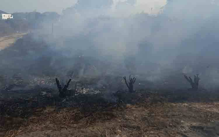 Kekeringan Sumber Air Hambat Pemadaman Karhutla di Kotim