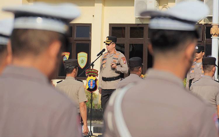 Kapolres Seruyan Instruksikan Personel Sigap Tangani Karhutla dan Tindak Tegas Pelaku Pembakaran