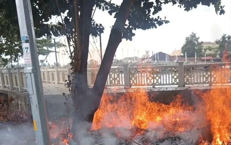 Kawasan Siring 0 Kilometer Banjarmasin Kembali Terbakar, Diduga Dipicu Puntung Rokok