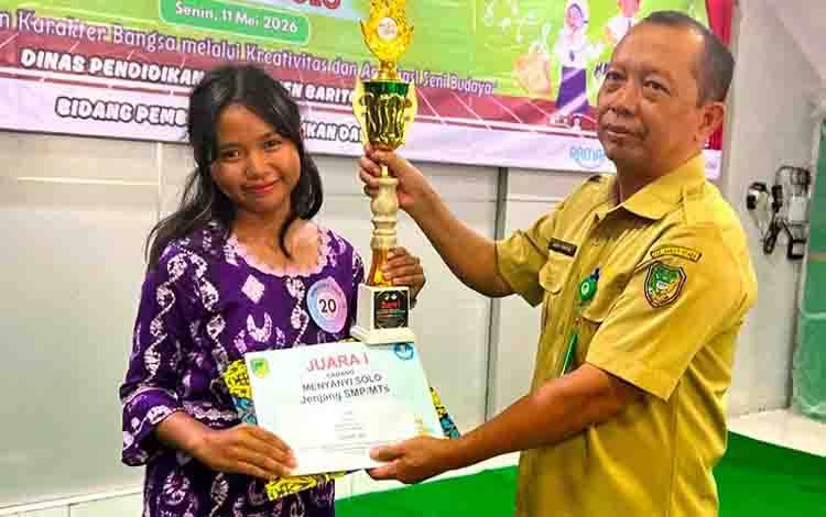 Wakili Kalteng di FLS3N Nasional, Siswi SMPN 1 Muara Teweh Buktikan Kualitas Pendidikan di Barito Utara Terus Meningkat