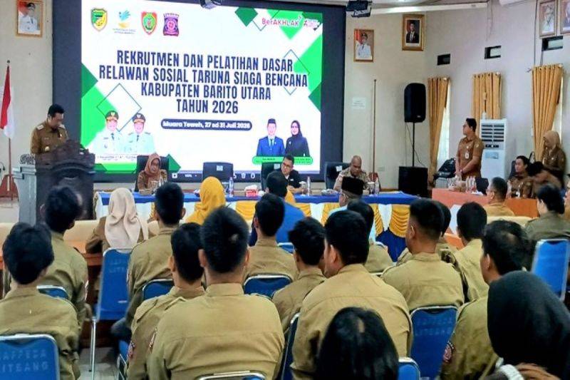 Pelatihan Tagana Barito Utara Tingkatkan Kemampuan Relawan Hadapi Bencana