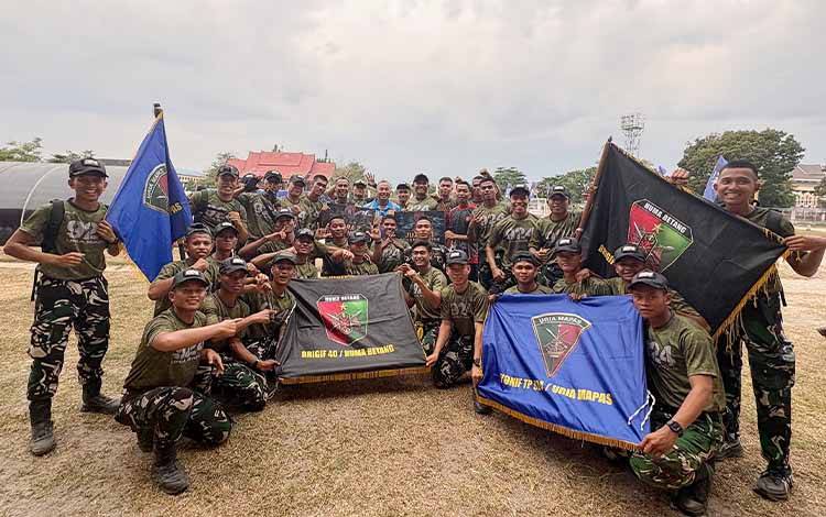 Yonif TP 924/Uria Mapas Borong Prestasi di HUT Kodam XXII/Tambun Bungai