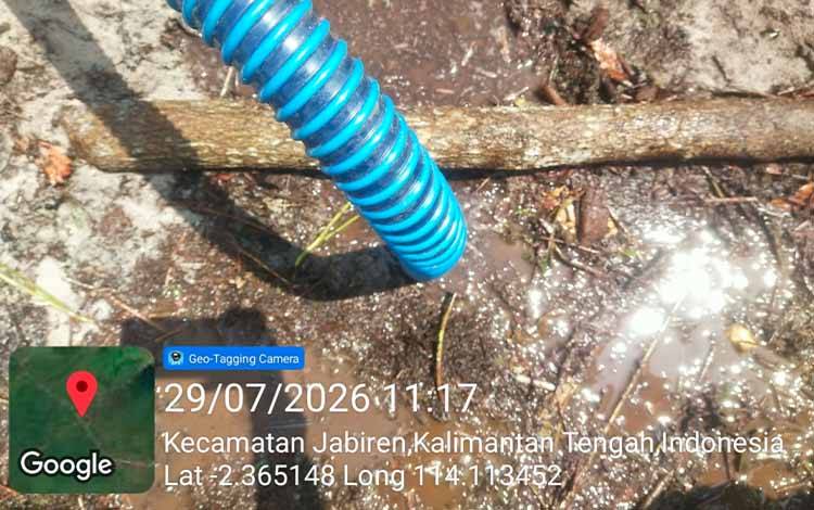 Dishut Kalteng Bangun Sumur Bor untuk Penanganan Karhutla di Tumbang Nusa