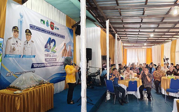 Perumdam Tirta Arut Luncurkan Logo Baru di HUT ke-42