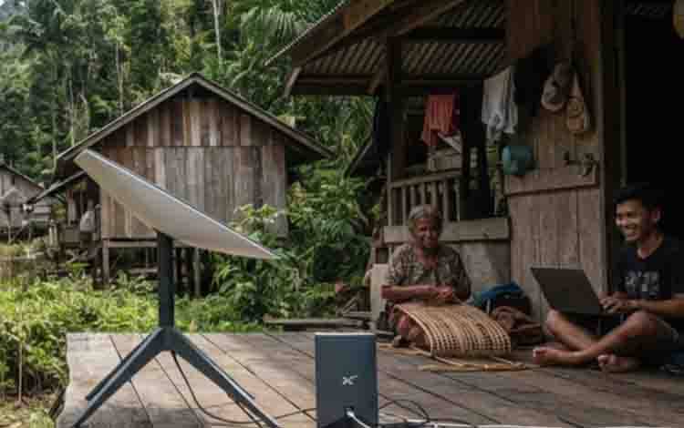 Kotim Terima 83 Unit Starlink, Percepat Internet Masuk Desa Blank Spot