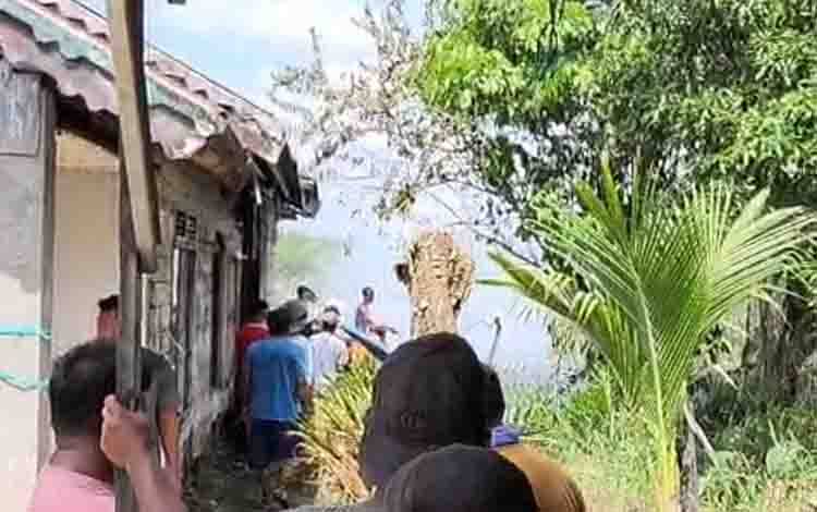 Rumah Warga dan Lahan di Dadahup Kapuas Hangus Terbakar