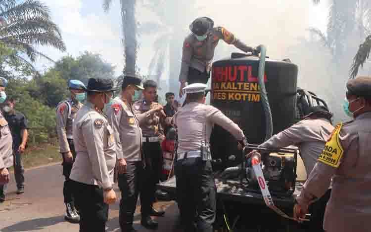 Kapolda Kalteng Tegaskan Seluruh Kasus Karhutla di Kotim Diselidiki, Termasuk Korporasi