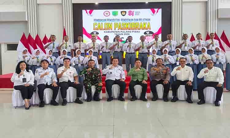 Kesbangpol Pulang Pisau Gembleng 26 Calon Paskibraka Selama 12 Hari