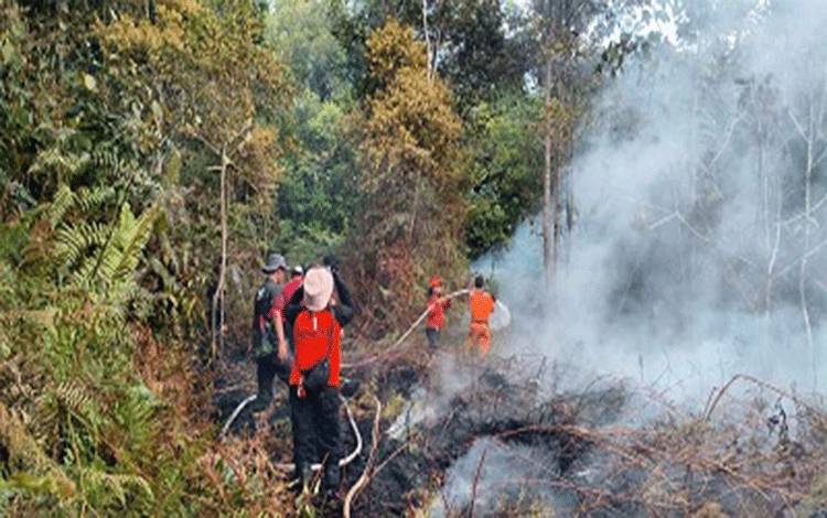 BPBD Barito Utara Tangani Dua Titik Karhutla, Total Lahan Terbakar Capai 1,9 Hektare