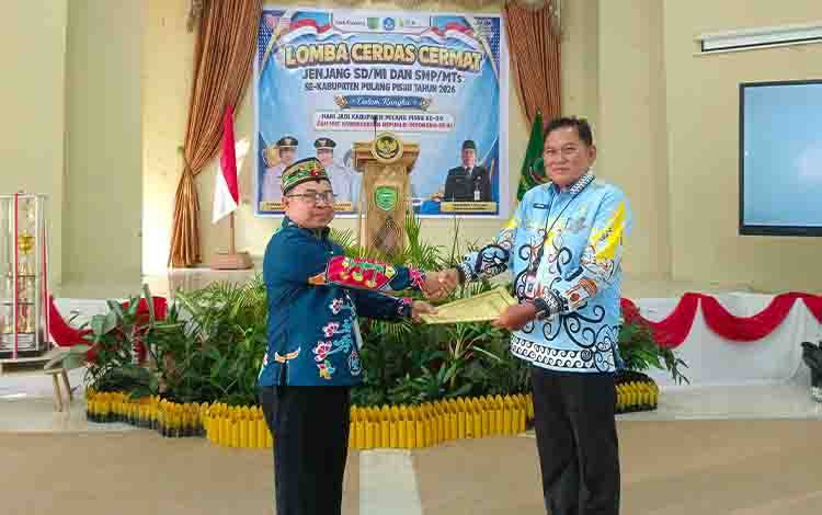 SDN Pulang Pisau 2 dan SMP Maliku Juara LCC Kabupaten Pulang Pisau 2026