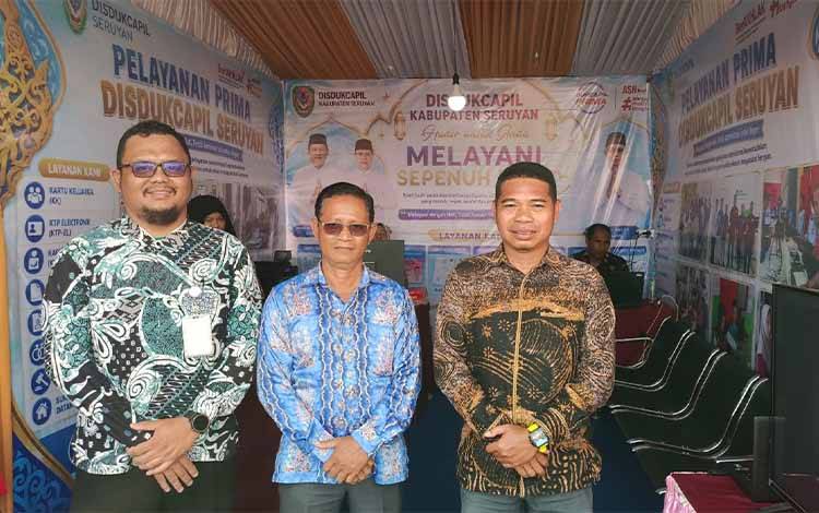 Disdukcapil Buka Stand Pelayanan Adminduk di MTQH/FSQ Seruyan