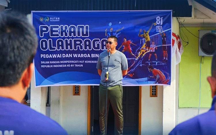 Rutan Palangka Raya Dorong Sportivitas Jadi Bagian Pembinaan Warga Binaan