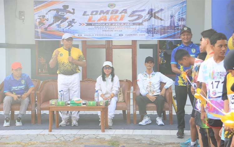 Ratusan Pelajar Ramaikan Lomba Lari 5K Seruyan untuk Jaring Bibit Atlet Muda