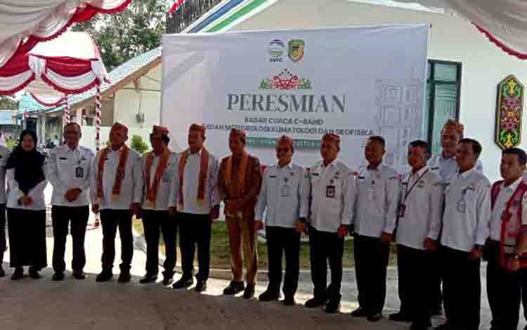 Radar Cuaca C-Band Muara Teweh Resmi Beroperasi