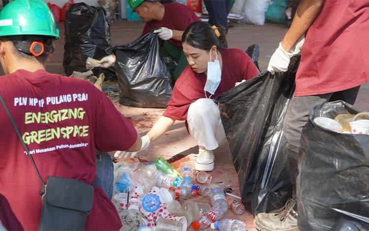PLTU Pulang Pisau Kumpulkan 200 Kg Sampah, Ditukar Sembako Lewat Program Green Impact Power