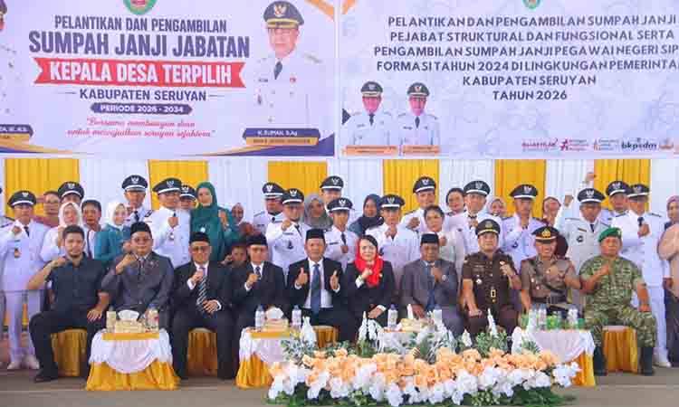 Harsandi Tekankan Kades Baru Percepat Pembangunan dan Tekan Kemiskinan di Seruyan