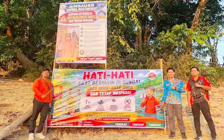 BPBD Barito Utara Imbau Warga Waspada Berwisata di Sungai