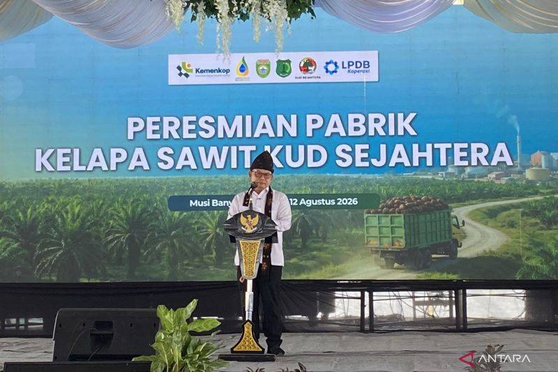 KSP Dorong Pabrik CPO Koperasi Tingkatkan Kesejahteraan Petani Sawit