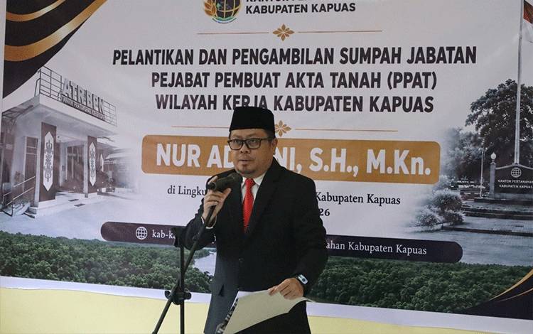 Peralihan Hak Tanah di Kapuas Dipangkas Jadi 10 Hari, Kantor Pertanahan Siapkan Layanan Terintegrasi
