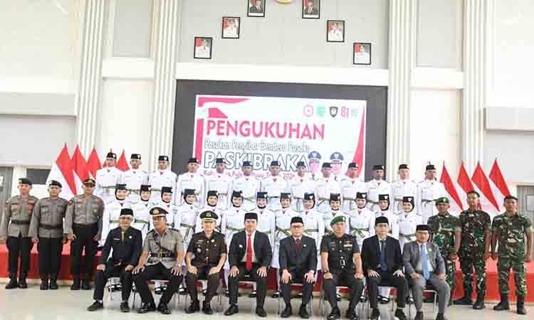 Bupati Pulang Pisau Kukuhkan Paskibraka 2026, Siap Bertugas pada Upacara HUT RI