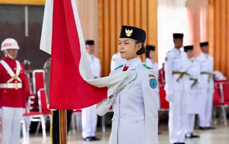 65 Paskibraka Lamandau Dikukuhkan, Siap Kibarkan Sang Merah Putih